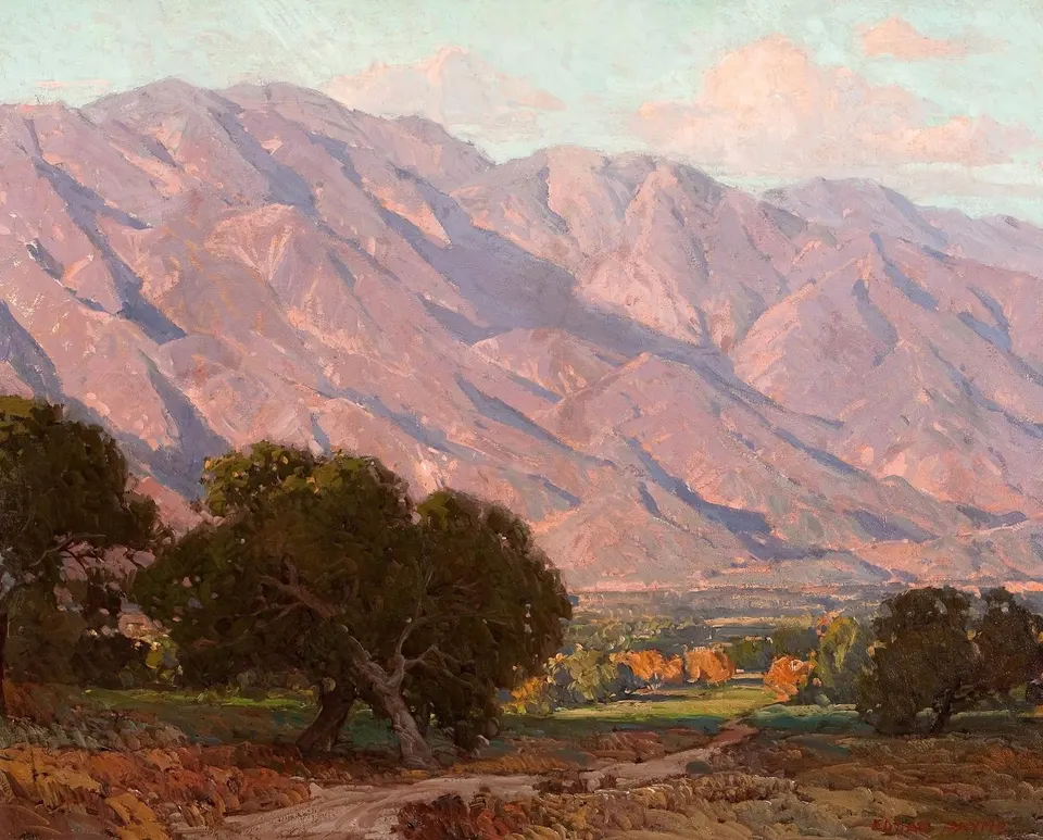 Edgar Payne, Hills of Altadena, oil on canvas